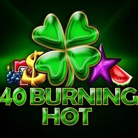 40 Burning Hot logo by Amusnet Interactive at Cowboy Spin Casino