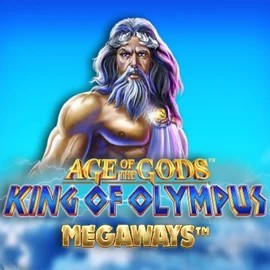 Age Of The Gods: King of Olympus Megaways logo – Slots by Origins at Cowboy Spin Casino
