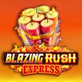 Blazing Rush Express logo by AreaVegas at Cowboy Spin Casino