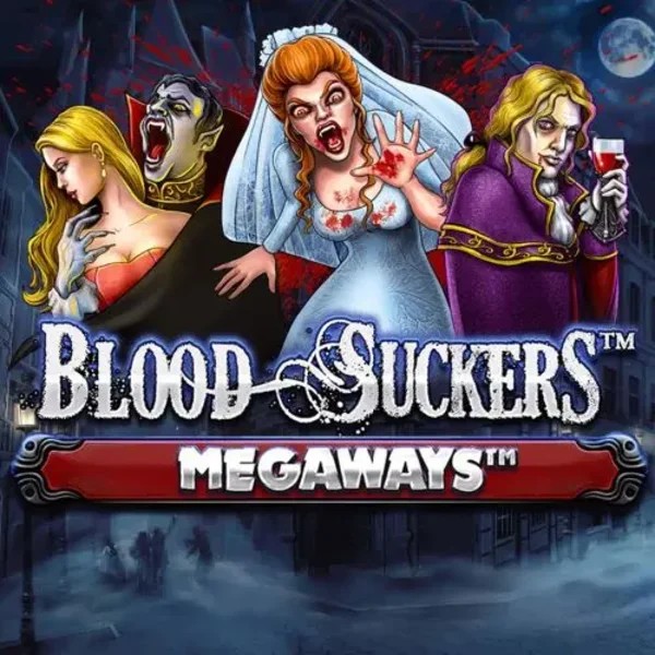 Blood Suckers Megaways slot logo by Red Tiger Gaming at Cowboy Spin Casino