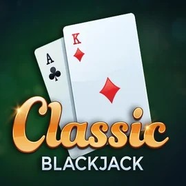 Classic Blackjack logo by Red Tiger Gaming at Cowboy Spin Casino