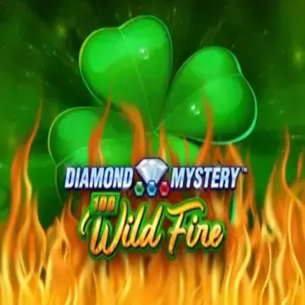 Official Slots logo: Diamond Mystery 100 Wild Fire by Greentube at Cowboy Spin Casino