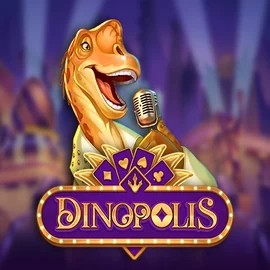 Dinopolis slot logo by Push Gaming at Cowboy Spin Casino