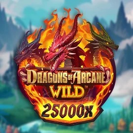 Dragons of Arcane Wild logo – Slots by Foxium at Cowboy Spin Casino