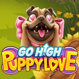 Official Slots logo: Go High Puppy Love by RubyPlay at Cowboy Spin Casino