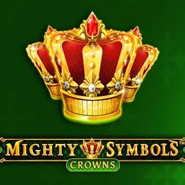 Mighty Symbols Crowns online game logo by Wazdan on cowboyspincasinos.de