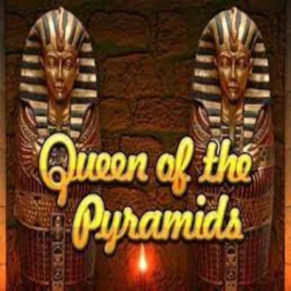 Official Slots logo: Queen of the Pyramids by Playtech at Cowboy Spin Casino