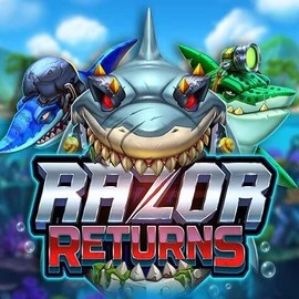 Razor Returns game by Push Gaming – logo hosted on Cowboy Spin Casino