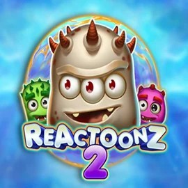 Reactoonz 2 logo by Play'n GO at Cowboy Spin Casino