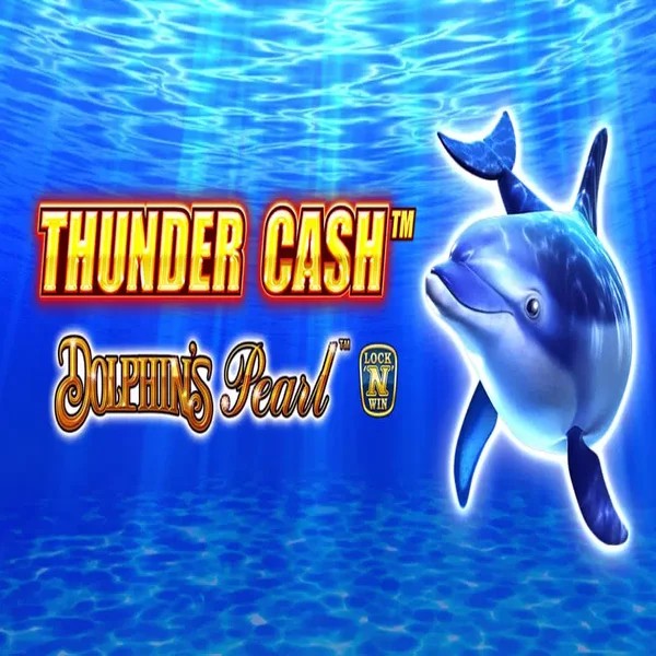 Slots logo of Thunder Cash Dolphins Pearl from Novomatic at Cowboy Spin Casino